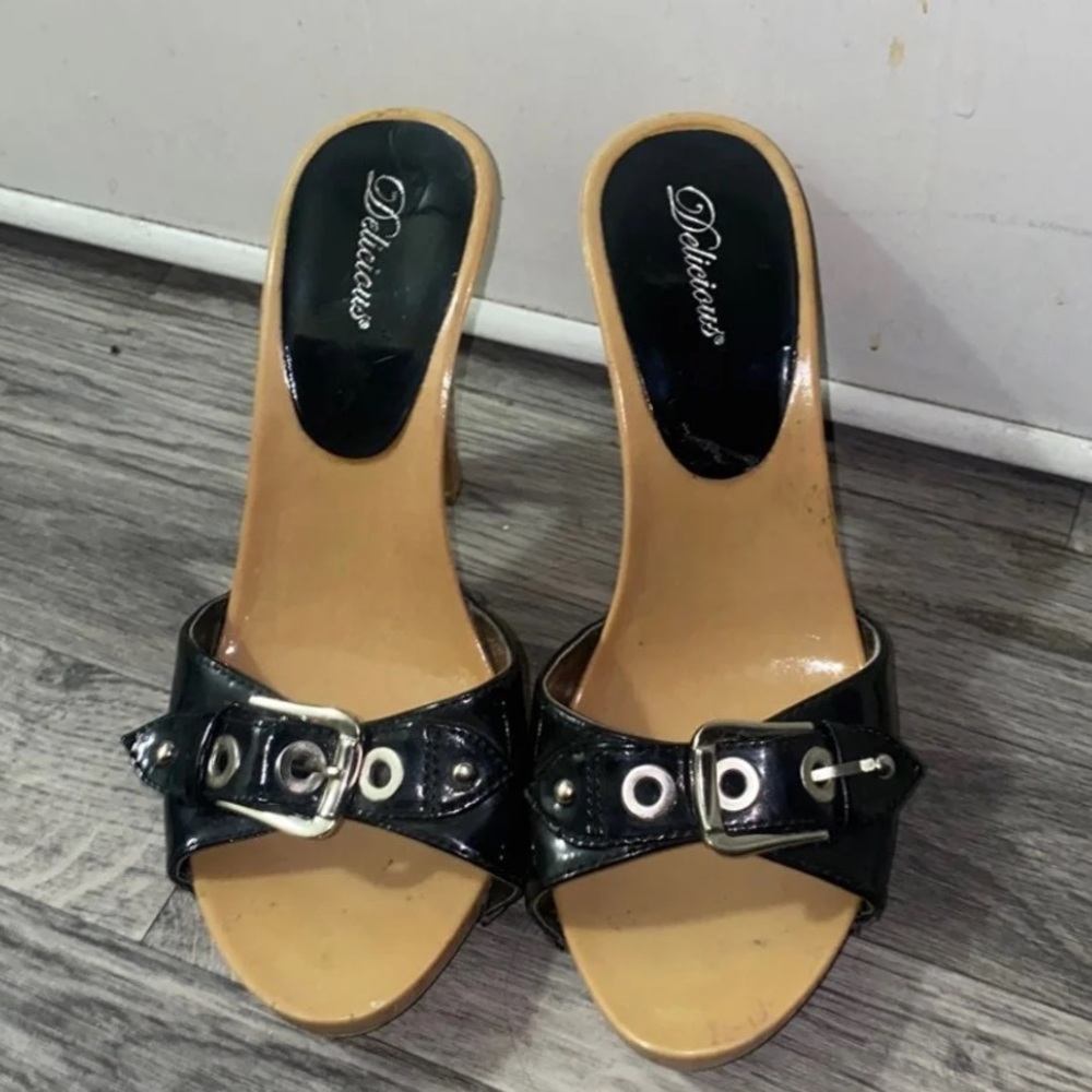 Mule heels vintage